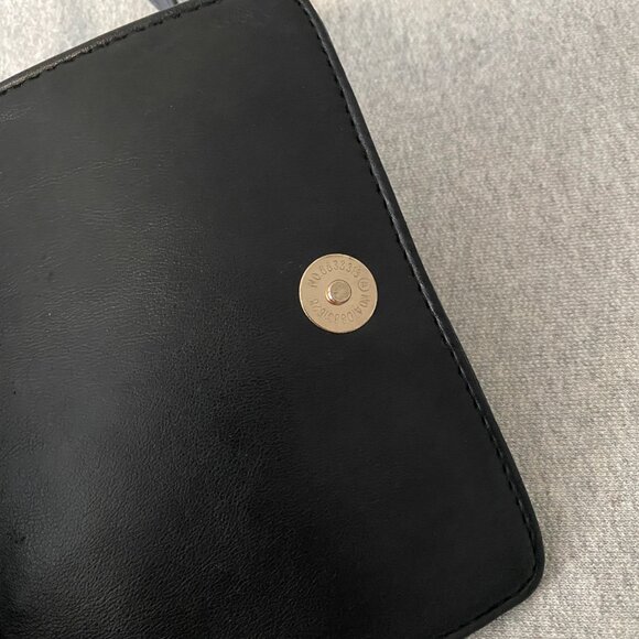 Fiorelli Faux Crocodile Leather Black Gold Detail Crossbody Bag - Picture 14 of 15